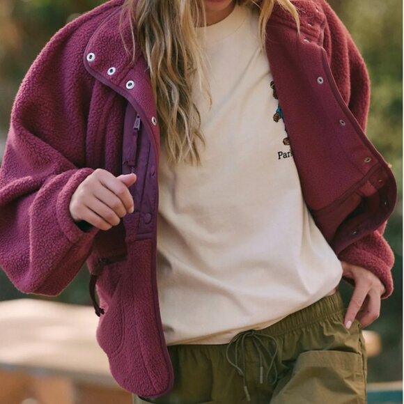 Free People Movement x Hatch Fleece - Deep Maroon - Picture 1 of 5